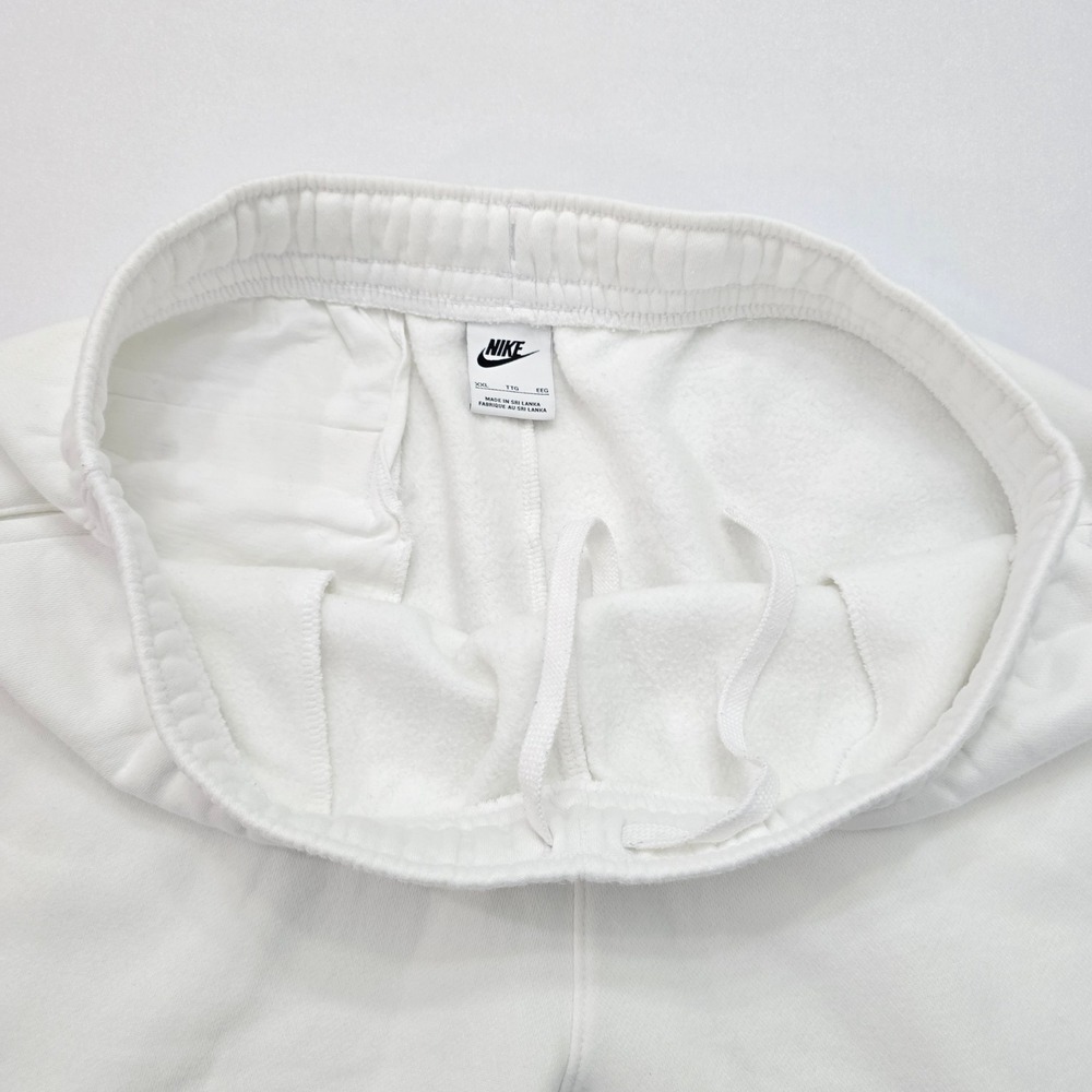 Nike Sportswear Club Fleece Joggers Mens 2XL White BV2671-100 Sweatpants - Picture 4 of 12